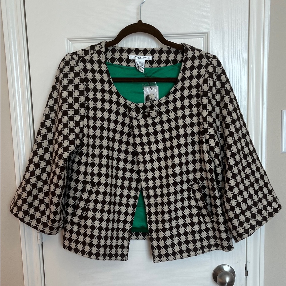 NWT Vertigo Paris Crop Jacket